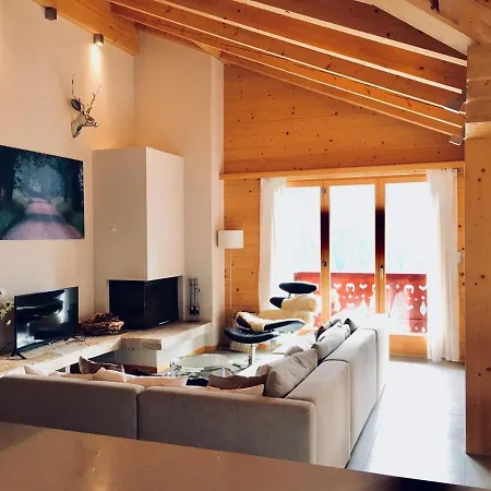 Luxurious Alpine Loft In Switzerland Apartment Champery